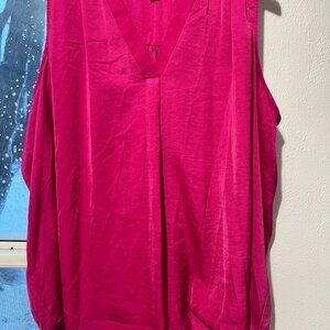 Vince Camuto hot pink sleeveless dress shirt